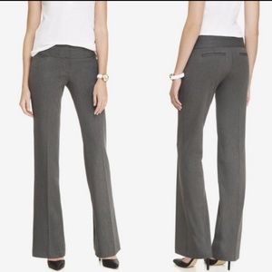 Express Stretch Waist Flare Editor Dress Pants